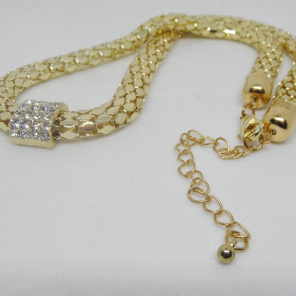 Bold Crystal studded Slide Pendant/Necklace - Picture 7 of 7